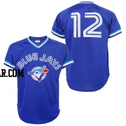 Roberto Alomar Men's Toronto Blue Jays Blue Replica 1993 Throwback Jersey