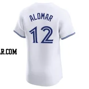 Roberto Alomar Men's Toronto Blue Jays White Elite Home Jersey