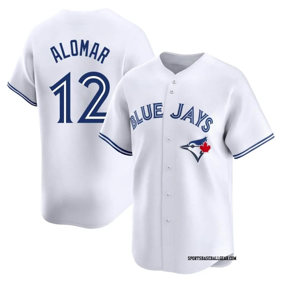 Roberto Alomar Men's Toronto Blue Jays White Limited Home Jersey