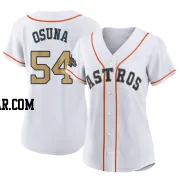 Roberto Osuna Women's Houston Astros Gold Replica White 2023 Collection Jersey