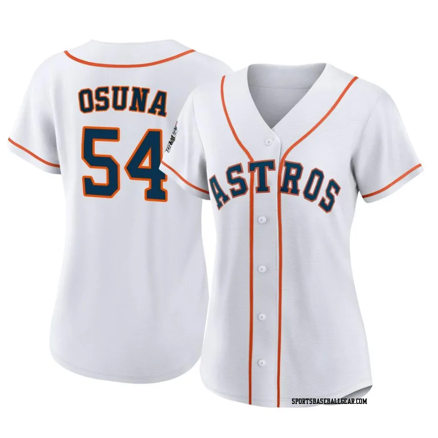 Roberto Osuna Women's Houston Astros White Authentic 2022 World Series Home Jersey