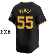 Roberto Perez Men's Pittsburgh Pirates Black Limited Alternate Jersey