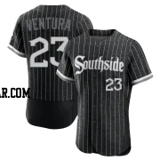 Robin Ventura Men's Chicago White Sox Black Authentic 2021 City Connect Jersey