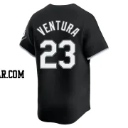 Robin Ventura Men's Chicago White Sox Black Limited Alternate Jersey