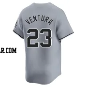 Robin Ventura Men's Chicago White Sox Gray Limited Road Jersey