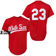 Robin Ventura Men's Chicago White Sox Red Authentic 1990 Throwback Jersey