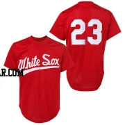 Robin Ventura Men's Chicago White Sox Red Replica 1990 Throwback Jersey