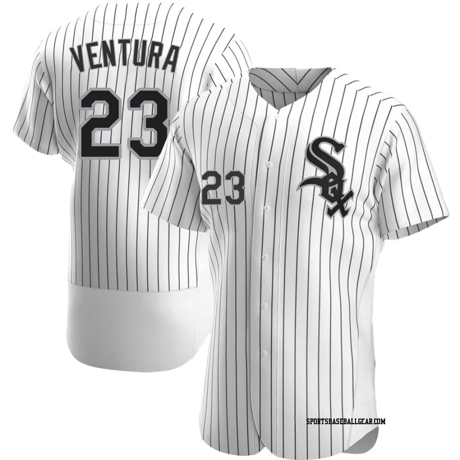 Robin Ventura Men's Chicago White Sox White Authentic Home Jersey