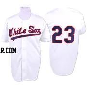 Robin Ventura Men's Chicago White Sox White Authentic Throwback Jersey