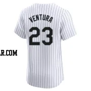 Robin Ventura Men's Chicago White Sox White Elite Home Jersey