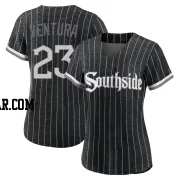 Robin Ventura Women's Chicago White Sox Black Authentic 2021 City Connect Jersey