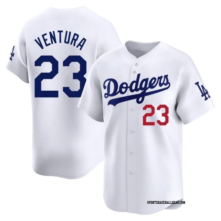 Robin Ventura Youth Los Angeles Dodgers White Limited Home Jersey