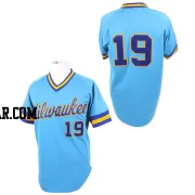 Robin Yount Men's Milwaukee Brewers Blue Authentic Throwback Jersey