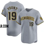 Robin Yount Men's Milwaukee Brewers Gray Limited Away Jersey