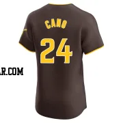 Robinson Cano Men's San Diego Padres Brown Elite Road Vapor Premier Jersey