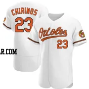 Robinson Chirinos Men's Baltimore Orioles White Authentic Home Jersey