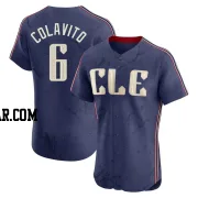 Rocky Colavito Men's Cleveland Guardians Navy Elite 2024 City Connect Jersey