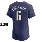 Rocky Colavito Men's Cleveland Guardians Navy Elite 2024 City Connect Jersey