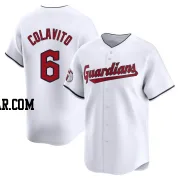 Rocky Colavito Men's Cleveland Guardians White Limited Home Jersey