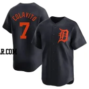 Rocky Colavito Men's Detroit Tigers Navy Limited Alternate Jersey