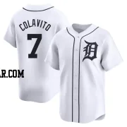 Rocky Colavito Men's Detroit Tigers White Limited Home Jersey