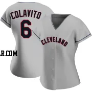 Rocky Colavito Women's Cleveland Guardians Gray Authentic Road Jersey