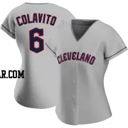 Rocky Colavito Women's Cleveland Guardians Gray Authentic Road Jersey