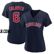 Rocky Colavito Women's Cleveland Guardians Navy Authentic Alternate Jersey