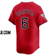 Rocky Colavito Youth Cleveland Guardians Red Limited Alternate Jersey