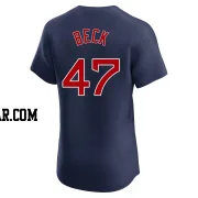 Rod Beck Men's Boston Red Sox Navy Elite Alternate Jersey