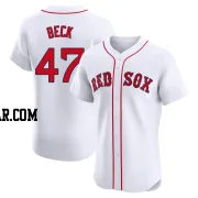 Rod Beck Men's Boston Red Sox White Elite Home Jersey