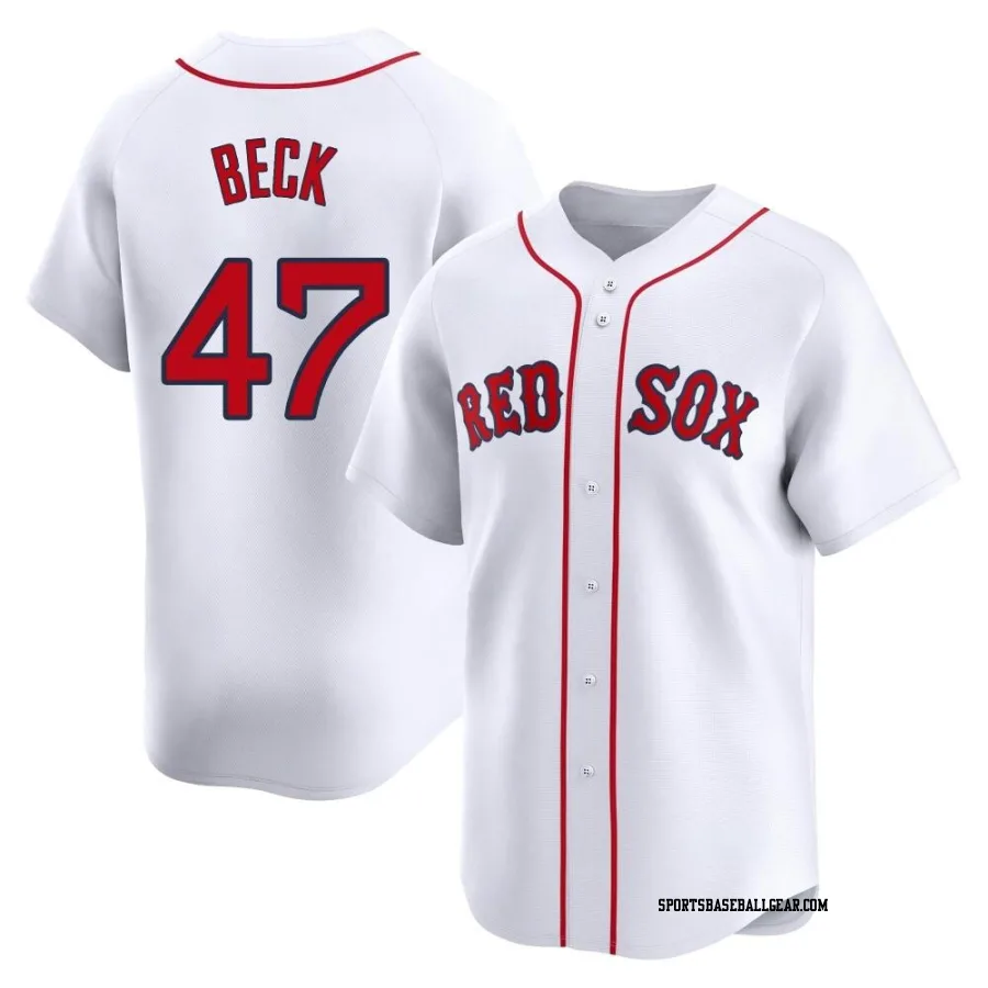 Rod Beck Men's Boston Red Sox White Limited Home Jersey