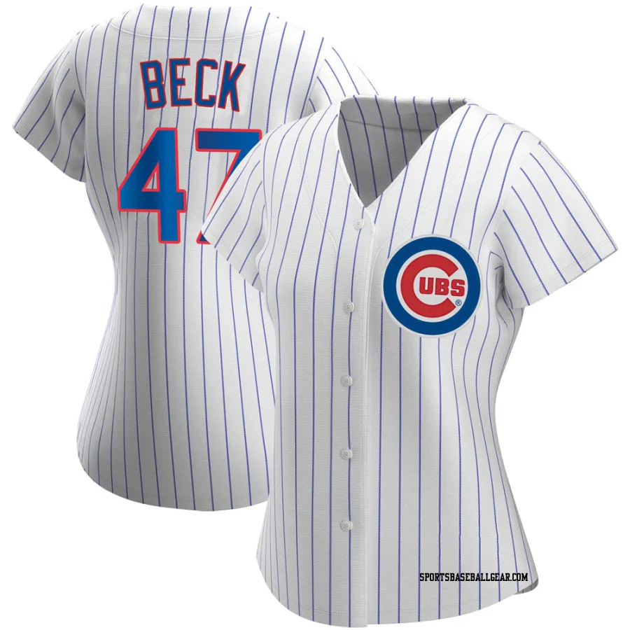 Rod Beck Women's Chicago Cubs White Authentic Home Jersey