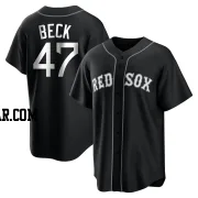 Rod Beck Youth Boston Red Sox Black/White Replica Jersey