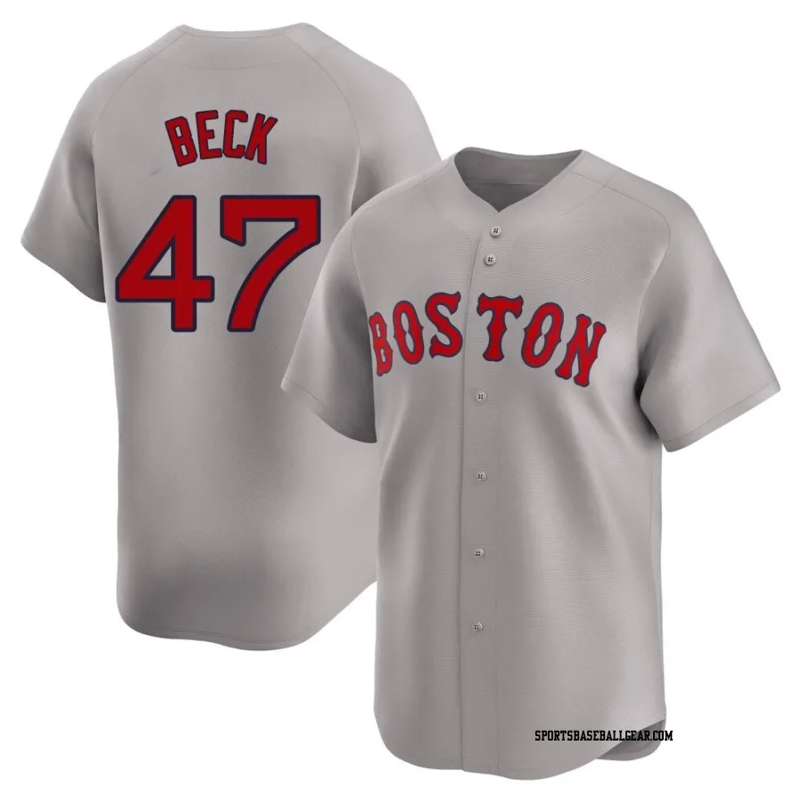 Rod Beck Youth Boston Red Sox Gray Limited Away Jersey