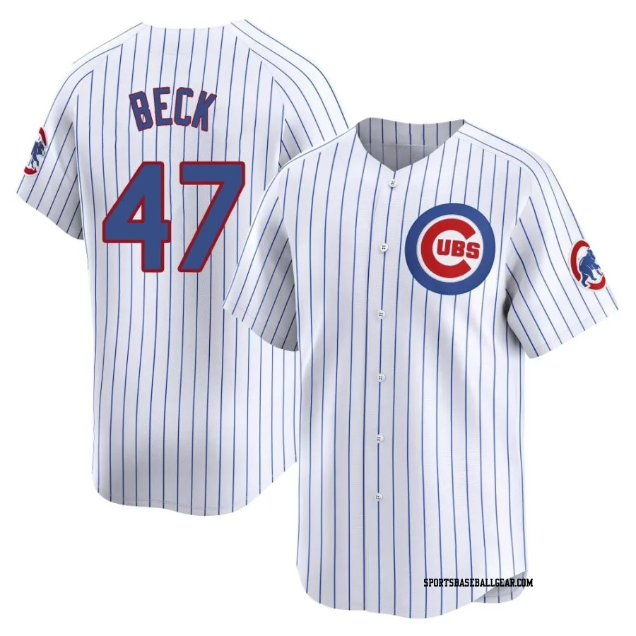 Rod Beck Youth Chicago Cubs White Limited Home Jersey