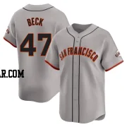 Rod Beck Youth San Francisco Giants Gray Limited Away Jersey