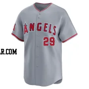 Rod Carew Men's Los Angeles Angels Gray Limited Away Jersey