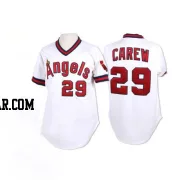 Rod Carew Men's Los Angeles Angels White Authentic Throwback Jersey