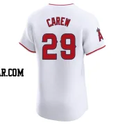 Rod Carew Men's Los Angeles Angels White Elite Home Jersey