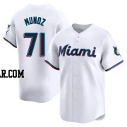 Roddery Munoz Men's Miami Marlins White Limited Home Jersey