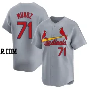 Roddery Munoz Men's St. Louis Cardinals Gray Limited Away Jersey