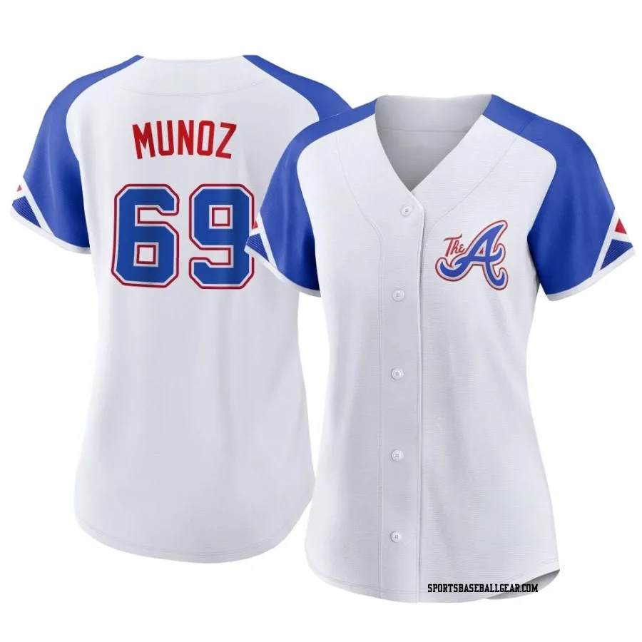 Roddery Munoz Women's Atlanta Braves White Authentic 2023 City Connect Jersey