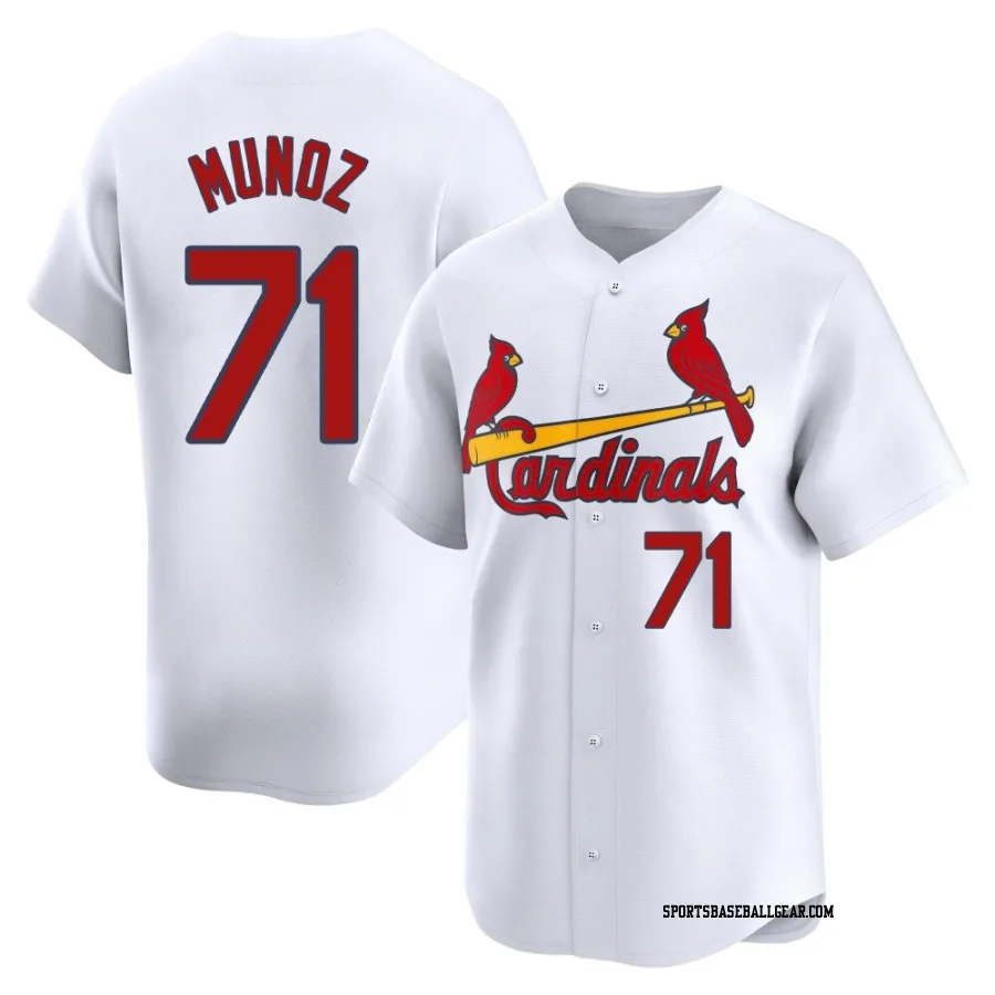 Roddery Munoz Youth St. Louis Cardinals White Limited Home Jersey