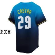 Rodolfo Castro Men's Philadelphia Phillies Blue Limited 2024 City Connect Jersey