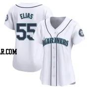 Roenis Elias Women's Seattle Mariners White Limited Home Jersey