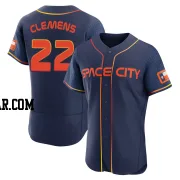 Roger Clemens Men's Houston Astros Navy Authentic 2022 City Connect Jersey