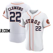 Roger Clemens Men's Houston Astros White Authentic 2022 World Series Champions Home Jersey