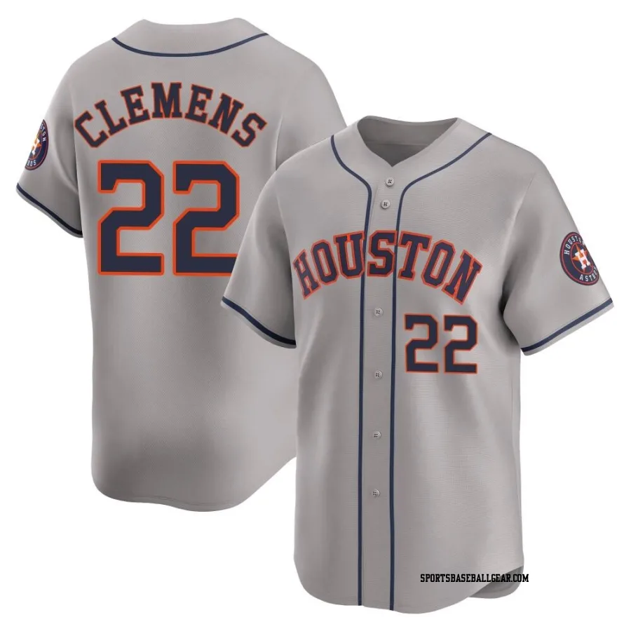 Roger Clemens Youth Houston Astros Gray Limited Away Jersey