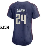 Roger Dorn Women's Cleveland Guardians Navy Limited 2024 City Connect Jersey